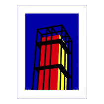Arne Jacobsen Tower - passepartout posters