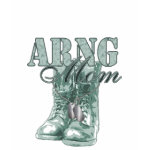 ARNG Mom Combat Boots N Dog Tags 2 Tee Shirt