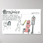 Arnjuice-Crosswalk signs Posters