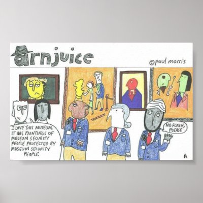 Arnjuice-museum security paintings print by Polylerus
