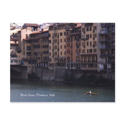 Arno, Florence, Italy | Postcard by celtxian