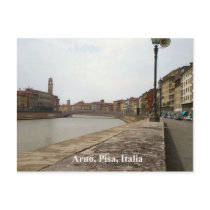 Arno, Pisa, Italia postcards