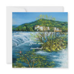 ARNO RIVER IN FLORENCE - TUSCANY CUSTOM ANNOUNCEMENTS