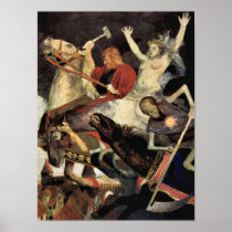 Arnold Bocklin - The war Poster