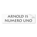 ARNOLD BUMPER STICKERS