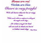 Arnold Chiari Awareness t-shirts