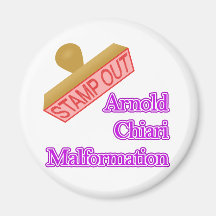 Arnold Chiari Malformation Refrigerator Magnets