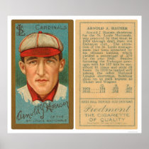 Arnold Hauser Cardinals Baseball 1911 Posters