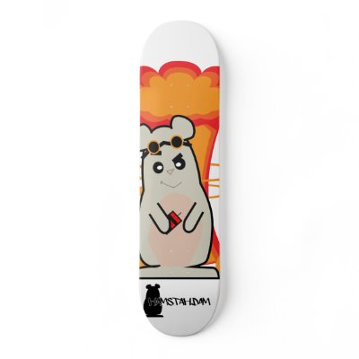 Arnold is da bomb skate board deck by Hamstahdam