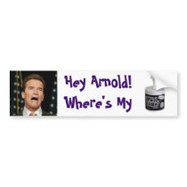 Arnold's Anal Lube bumper stickers