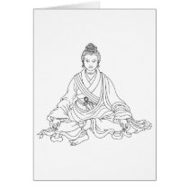 Aro Yeshe Line Drawing [card]