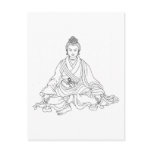 Aro Yeshe Line Drawing [postcard]