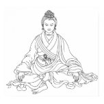 Aro Yeshe Line Drawing [poster]