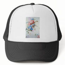 Aroma flowers trucker hat