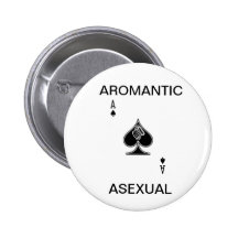 Aromantic Asexual Button