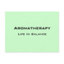 Aromatherapy - Black text Postcards
