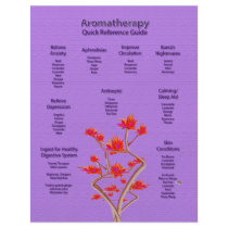 Aromatherapy Chart in Lavender Flyer