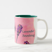 Aromatherapy Lavender ~ Soothing Coffee Mugs