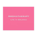 Aromatherapy - White text Postcards