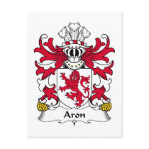 Aron Family Crest Postcards
