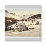 Arosa, in winter, Grisons, Switzerland vintage Pho Fridge Magnets