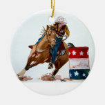 Around The Barrel Christmas Ornaments