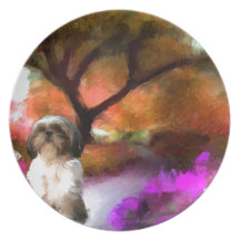 around the bend_Painting.jpg Dinner Plate