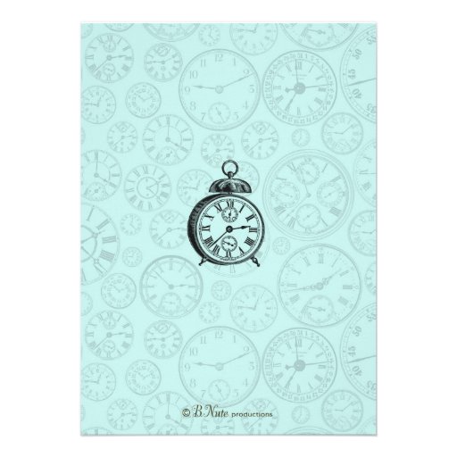 Around the Clock Bridal Shower Invitation