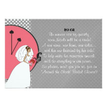 "Around the Clock" Bridal Shower Invitation
