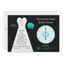 Around the Clock Bridal Shower Invitations