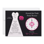 Around the Clock Bridal Shower Invitations