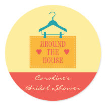 Around the House Favor Sticker
