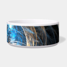 Around the World Abstract Art Dog Bowl