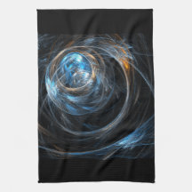 Around the World Abstract Art Kitchen Towel