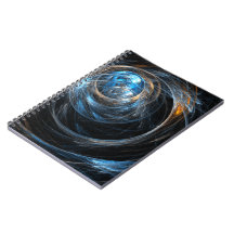 Around the World Abstract Art Notebook