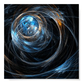 Around the World Abstract Art Print print