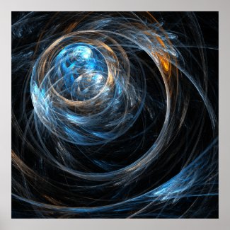 Around the World Abstract Art Print print