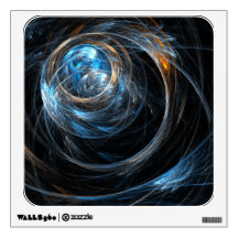 Around the World Abstract Art Square Room Decals