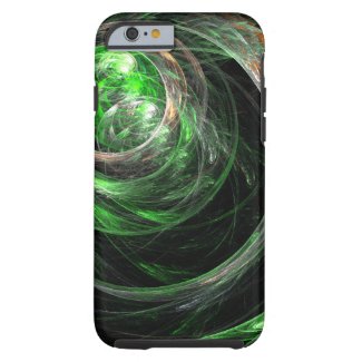 Around the World Green Abstract Art iPhone 6 Case