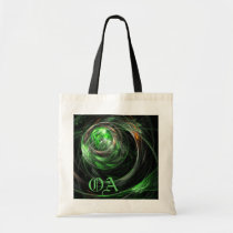 abstract, art, fine art, cool, modern, monogram, grocery, beach, bag, Bag with custom graphic design