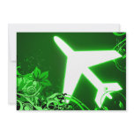 around the world : hi-fi plane personalized invites