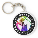Around The World In 80 Raves - Keychain
