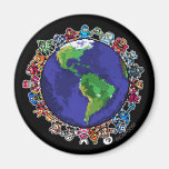 Around the World Magnet