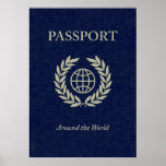 around the world : passport posters