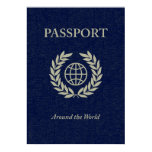 around the world : passport posters