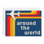 around the world : retro stripes announcements