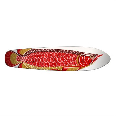 arowana Skateboard by oldasgold
