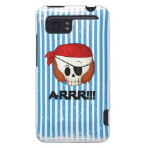 Arr Old School Pirate Skull HTC Vivid / Raider 4G Cover