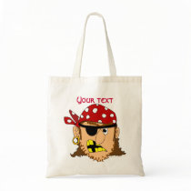 Arr Pirate Man Customizable Pirate Stuff Tote Bag