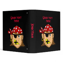 Arr Pirate Man Customizable Pirate Stuff Binders